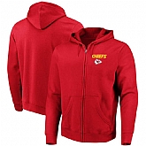 Kansas City Chiefs NFL Pro Line by Fanatics Branded Lockup Full Zip Hoodie Red,baseball caps,new era cap wholesale,wholesale hats